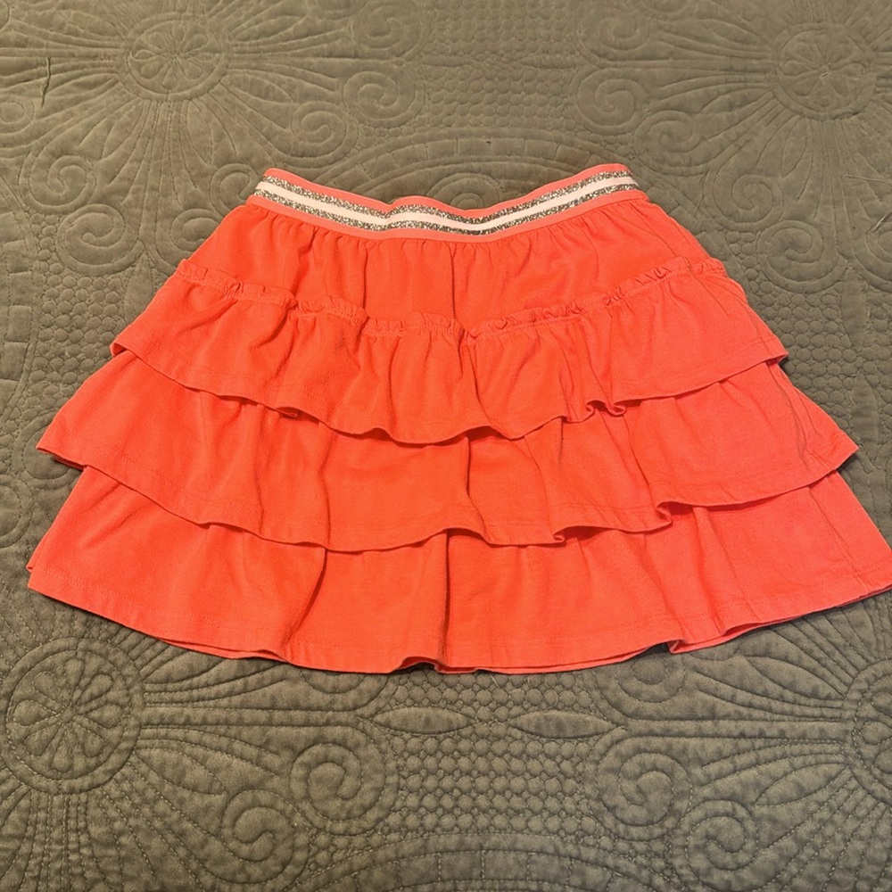 BODEN Ruffled Skirt with shorts underneath the skirt. Size 9-10